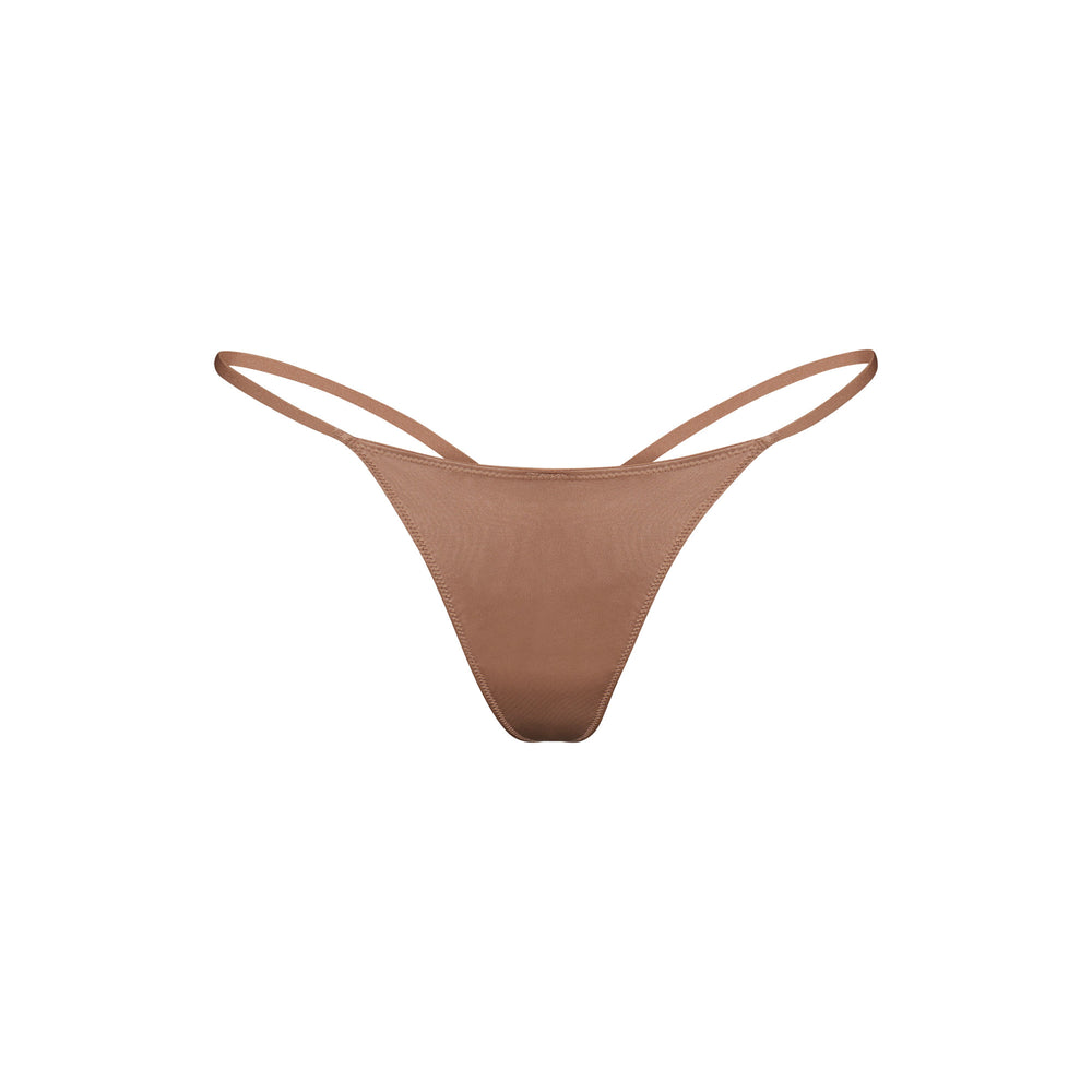 Skims STRETCH SATIN DIP Thong Roze | YPV-205184