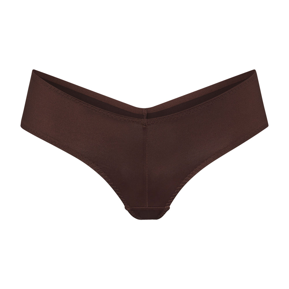 Skims STRETCH SATIN Hipster Chocola | YND-814029