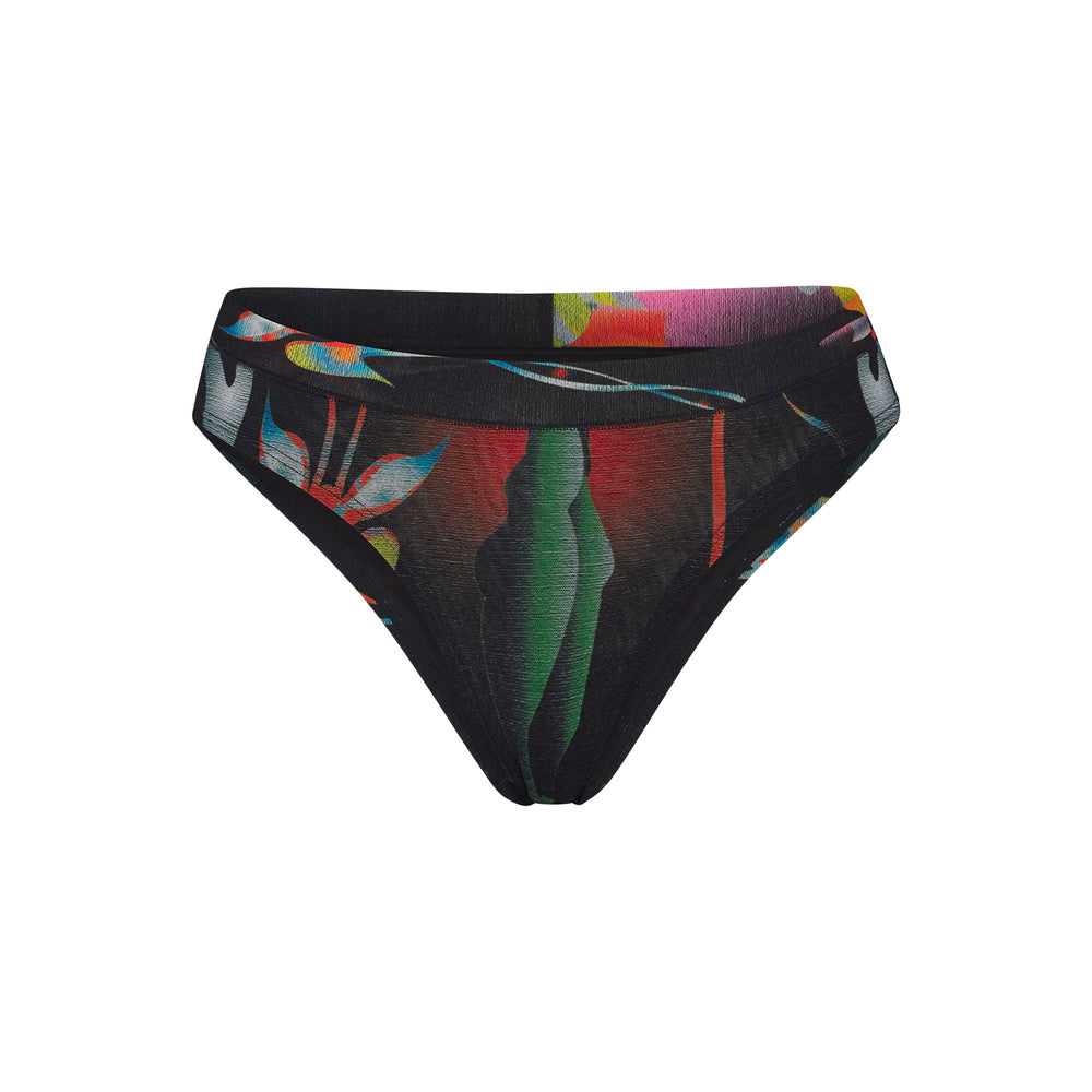 Skims SUMMER MESH BIKINI Brief Obsidian | TRU-367590