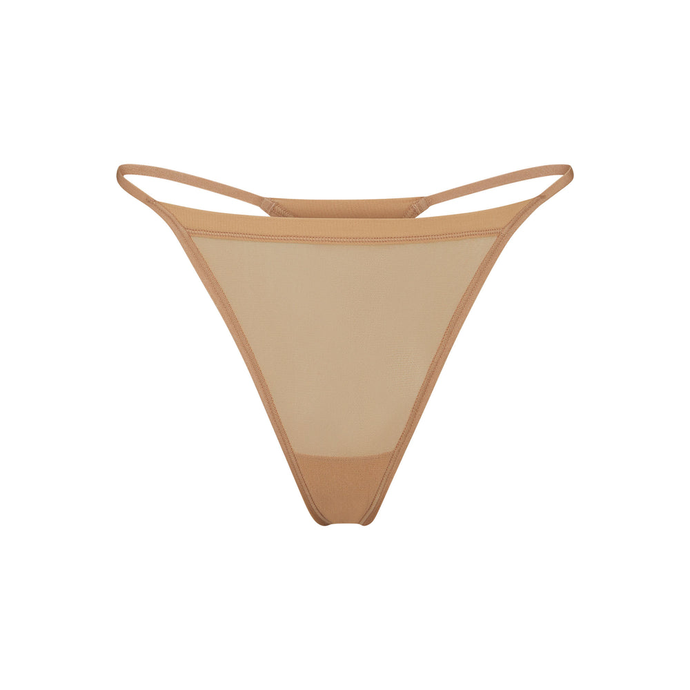 Skims SUMMER MESH STRING Thong Beige | INT-728064