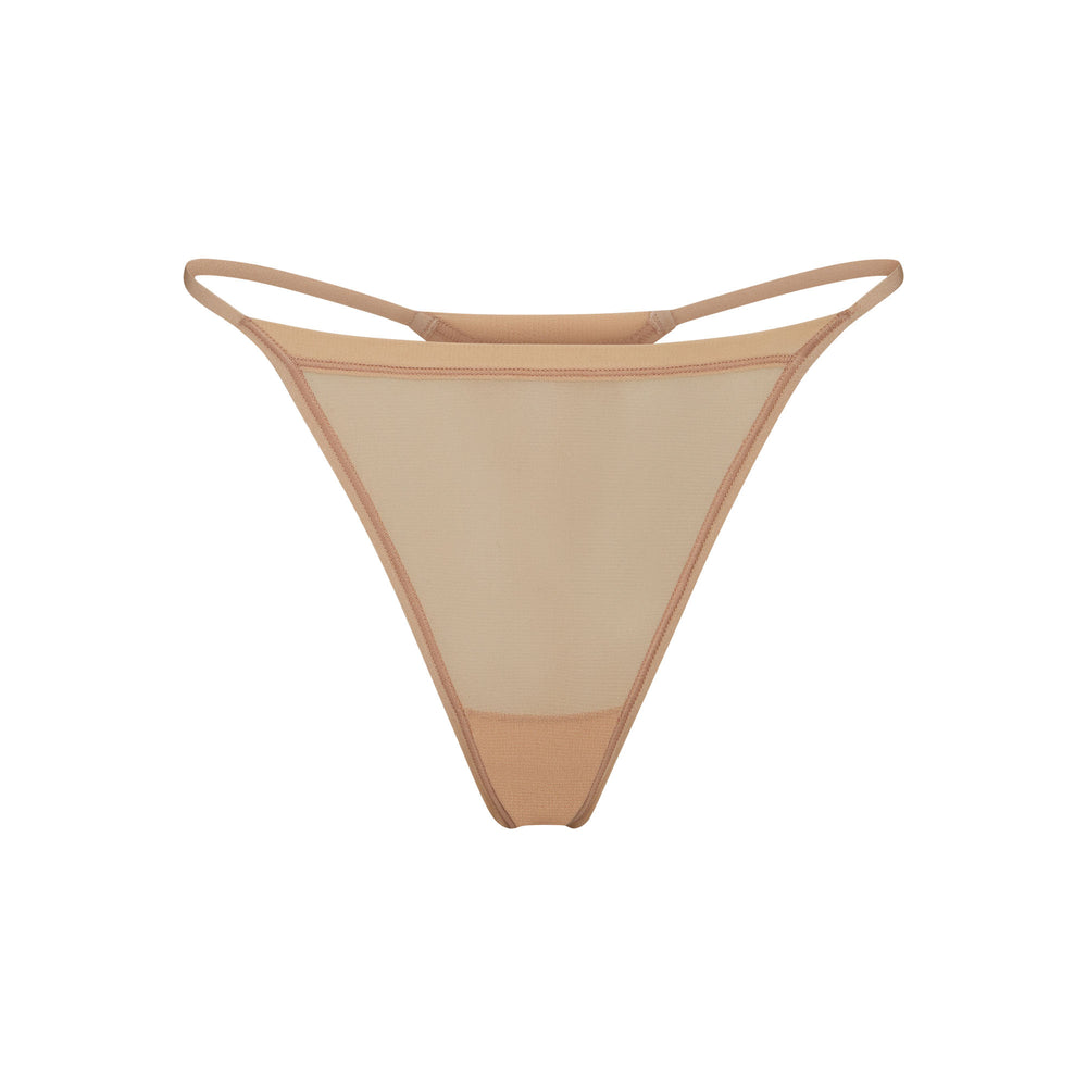 Skims SUMMER MESH STRING Thong Beige | WEA-761534