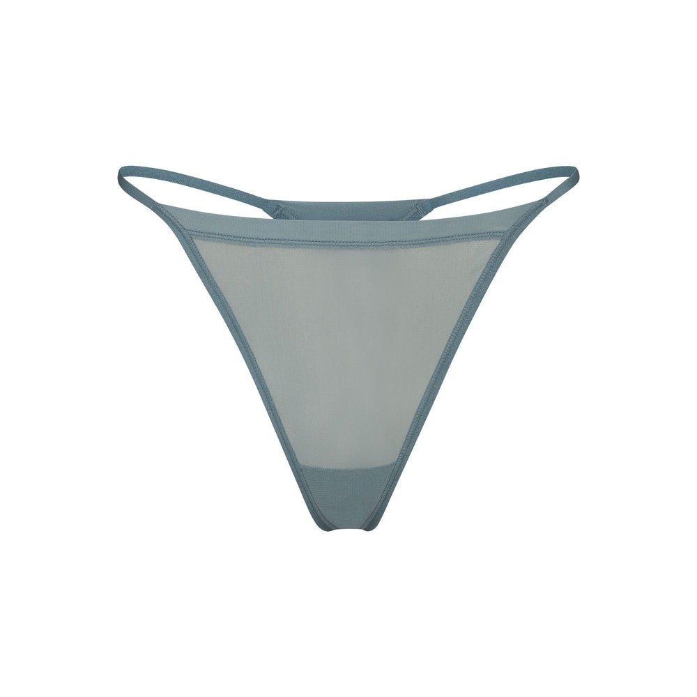 Skims SUMMER MESH STRING Thong Blauw | ZIB-402679