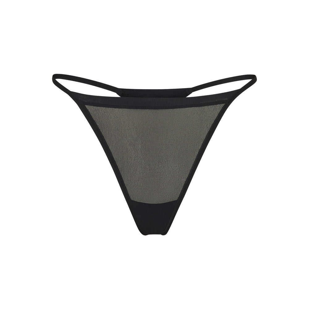 Skims SUMMER MESH STRING Thong Zwart | HDW-516723