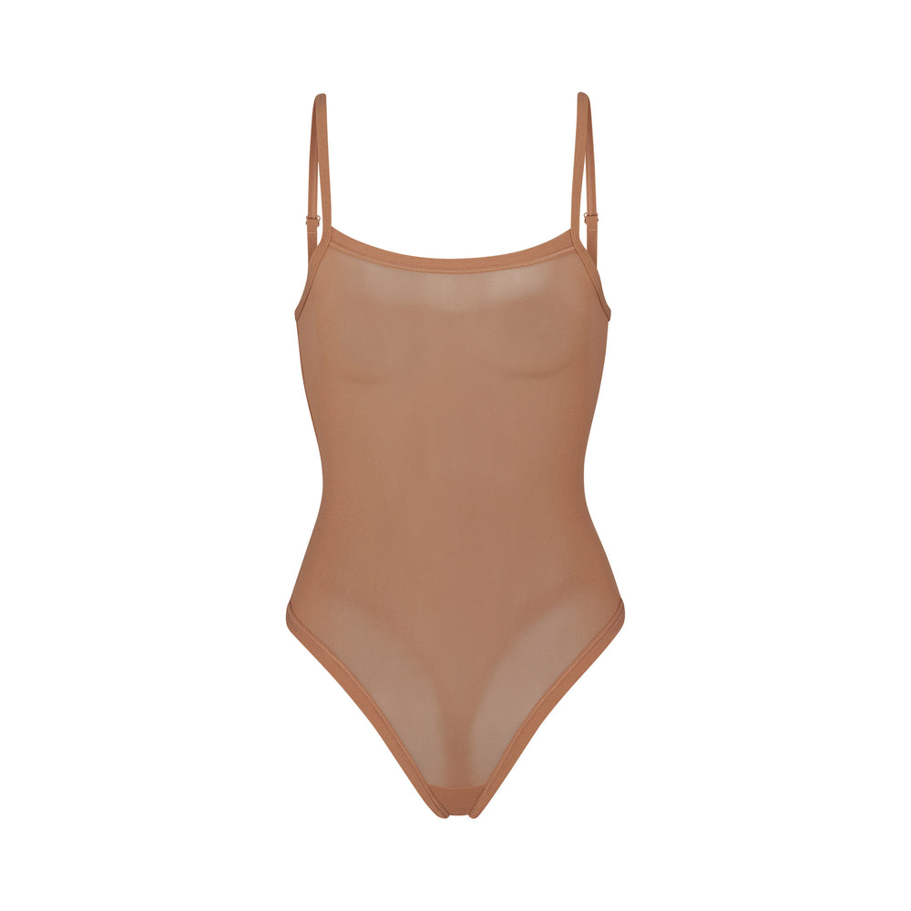 Skims SUMMER MESH Strappy Bodysuit Abrikoos | NWZ-768290