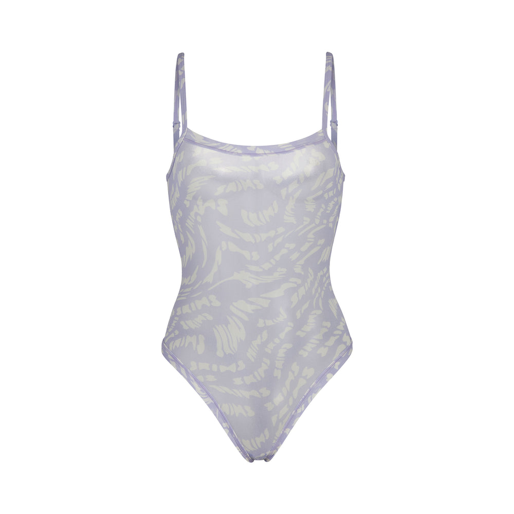 Skims SUMMER MESH Strappy Bodysuit Lichtpaars | DYK-486912
