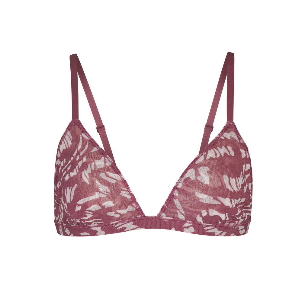 Skims SUMMER MESH TRIANGLE Bralette RASPBERRY SWIRL | ESZ-497068