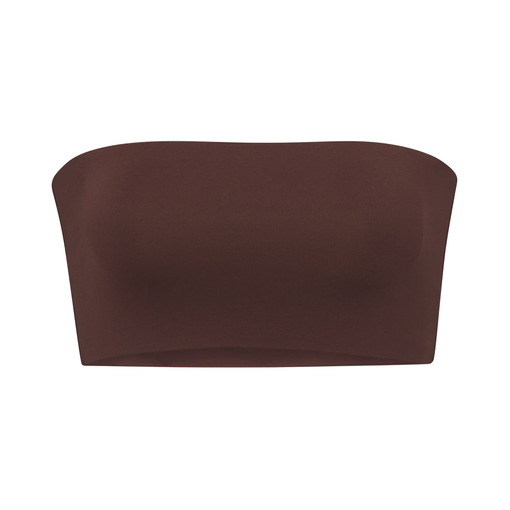Skims SWIM BANDEAU BIKINI TOP Two Pieces Chocola | YZN-391260