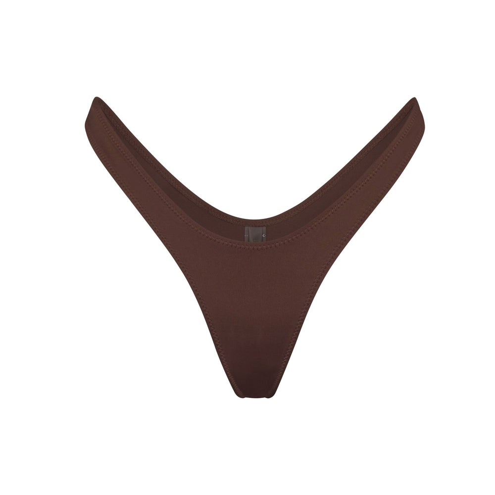 Skims SWIM MICRO TANGA BIKINI BOTTOMS Two Pieces Chocola | JEK-174603