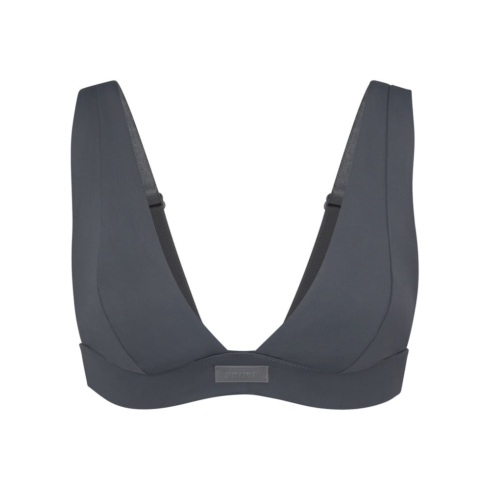 Skims SWIM PLUNGE Bikini Top Diepgrijs | YRG-891726