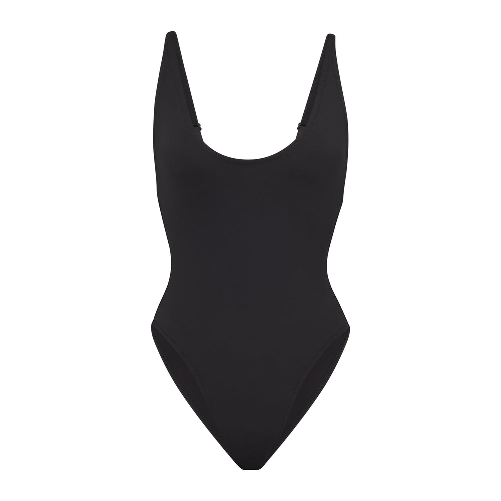 Skims SWIM SCOOP NECK One Piece Zwart | OFW-261478