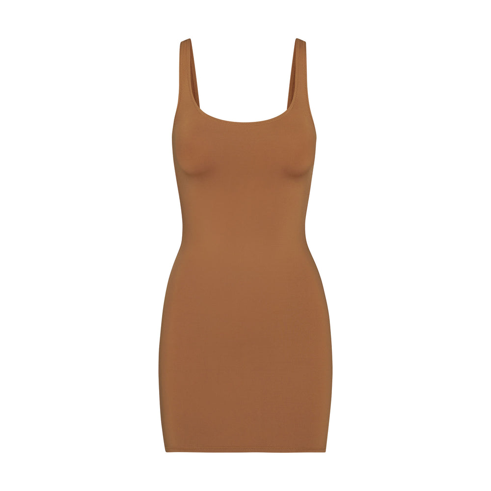 Skims SWIM TANK Dress Abrikoos | YBA-287693