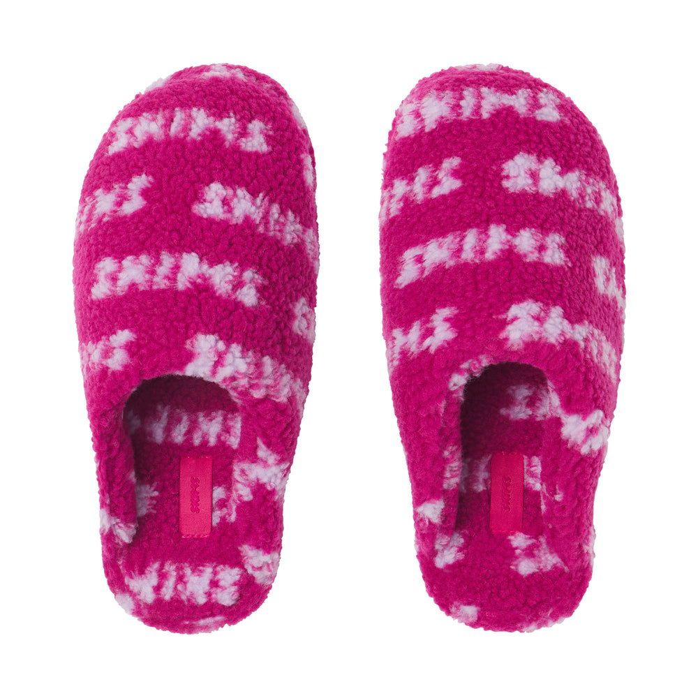 Skims TEDDY SHERPA Pantoffels Fuchsie Gekleurd | TWA-405829