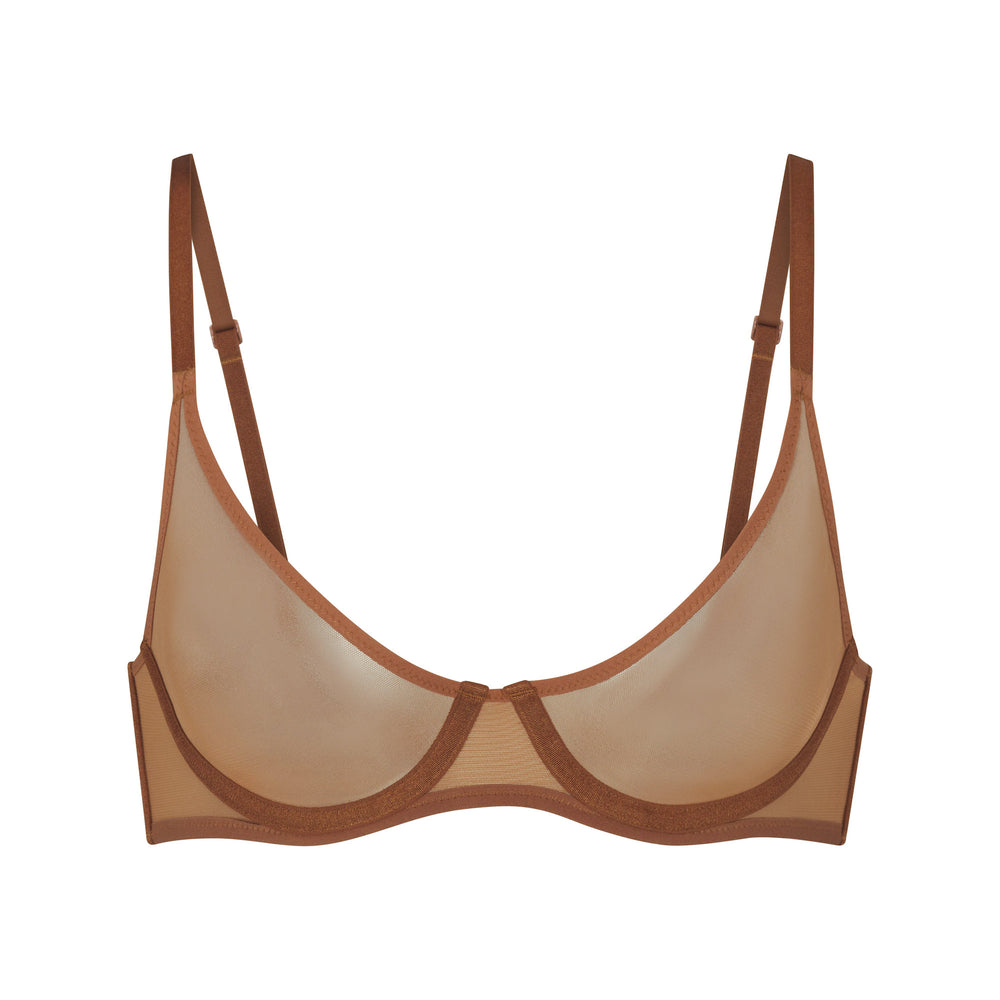 Skims ULTRA FINE MESH SCOOP Underwire Bra Abrikoos | VTN-524967