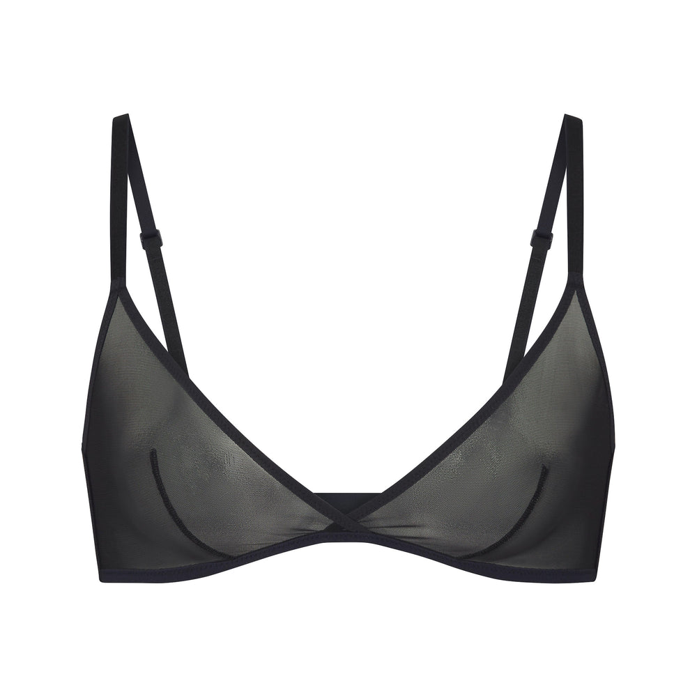 Skims ULTRA FINE MESH TRIANGLE Bralette Zwart | EFX-713492