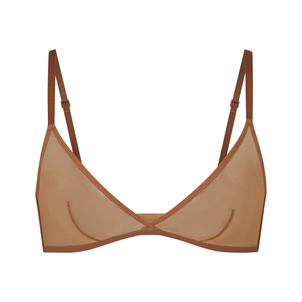 Skims ULTRA FINE MESH TRIANGLE Bralette Abrikoos | YTK-680431