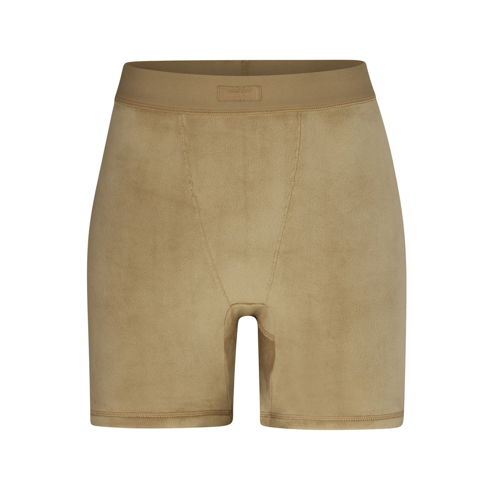 Skims VELOUR BIKE Korte Broek Goud | QVM-143526