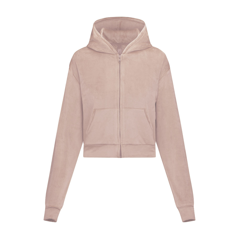 Skims VELOUR Hoodie Lichtroze | SJB-108527