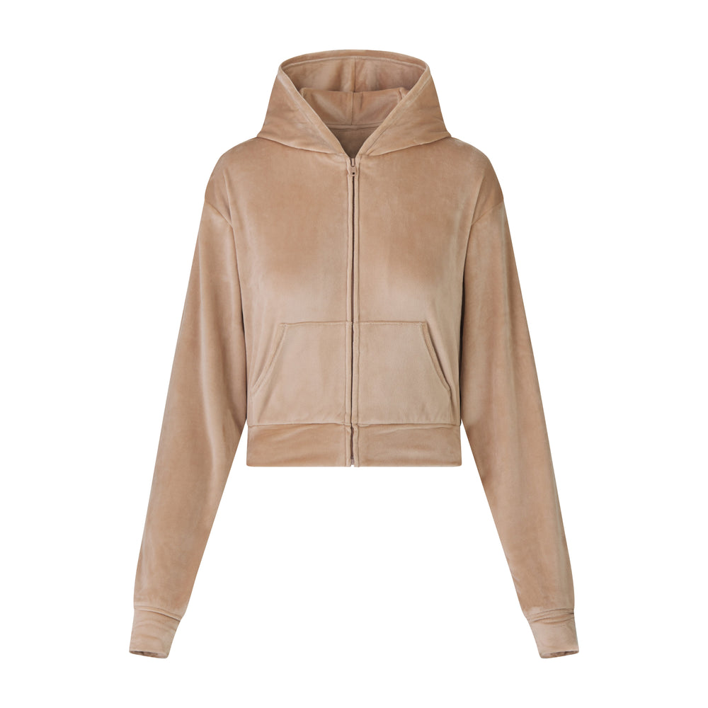 Skims VELOUR Hoodie Oranje | DHS-814305