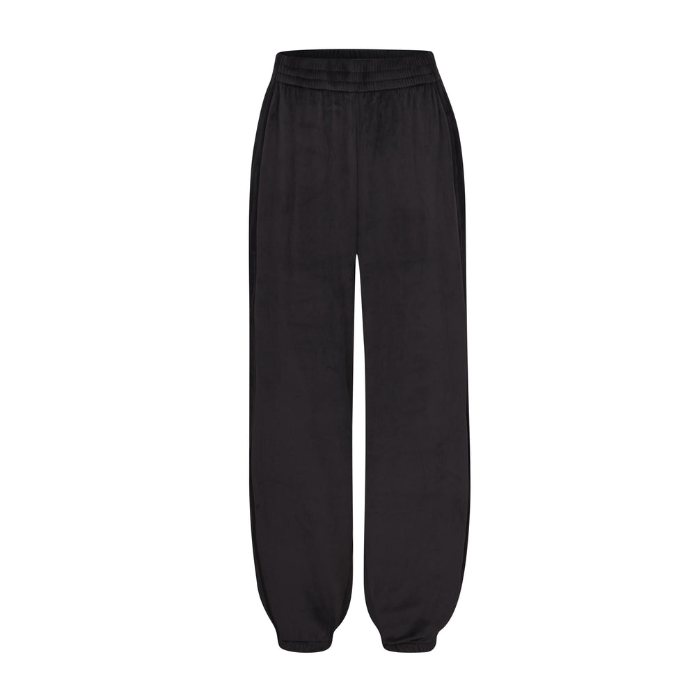 Skims VELOUR OVERSIZED Joggers Zwart | TWL-312467