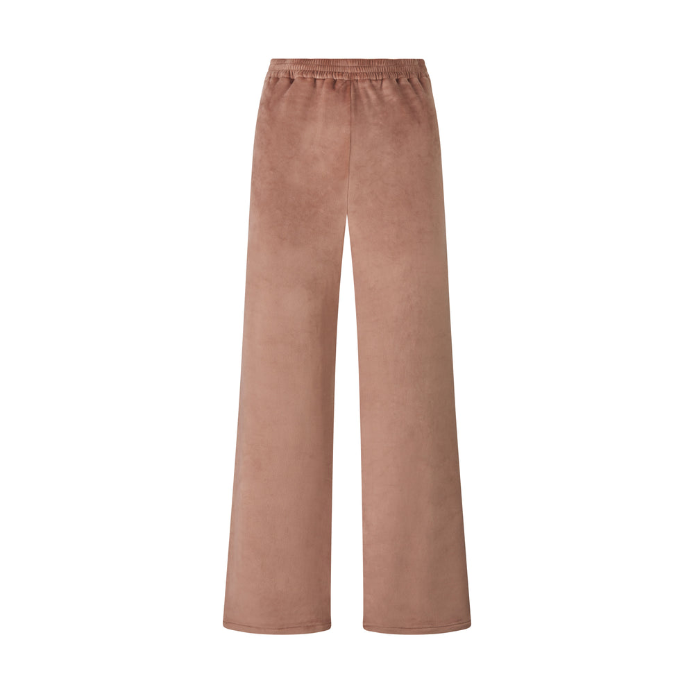 Skims VELOUR WIDE LEG Broek Abrikoos | CSD-367982