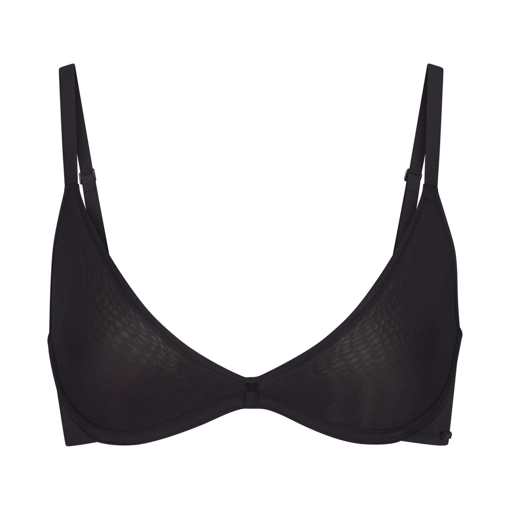 Skims WEIGHTLESS Scoop Neck Bra Zwart | YRI-279853