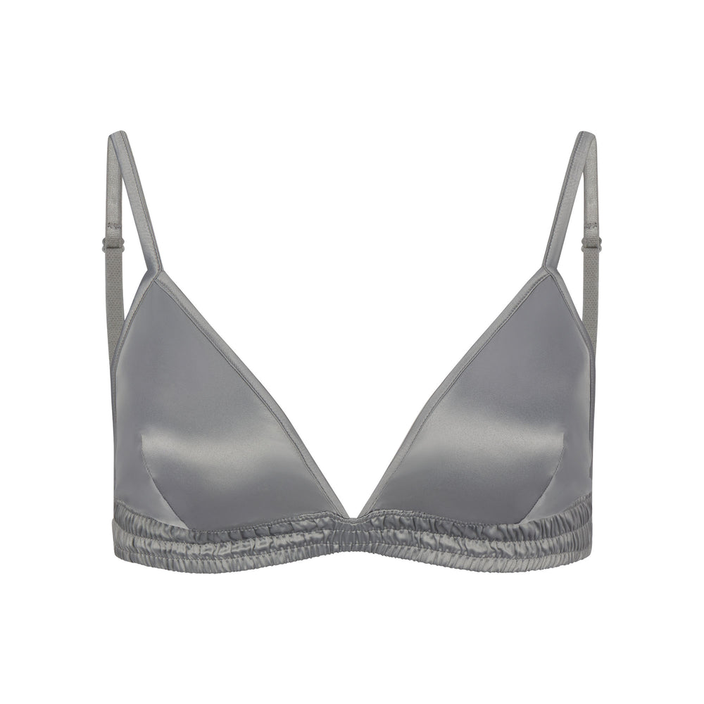 Skims WOVEN SHINE TRIANGLE Bralette Lichtgrijs | GDF-190768